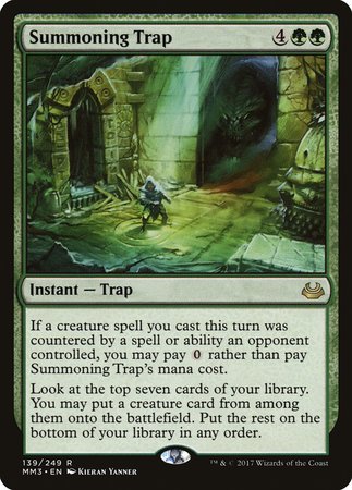 Summoning Trap [Modern Masters 2017] | The Time Vault CA