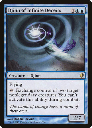 Djinn of Infinite Deceits [Commander 2013] | The Time Vault CA