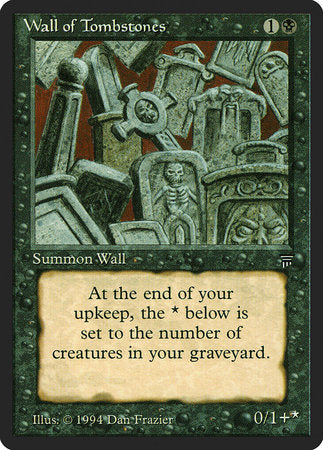 Wall of Tombstones [Legends] | The Time Vault CA