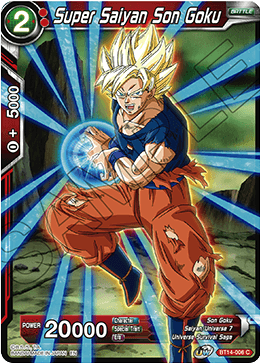 Super Saiyan Son Goku (BT14-006) (BT14-006) [Cross Spirits] | The Time Vault CA