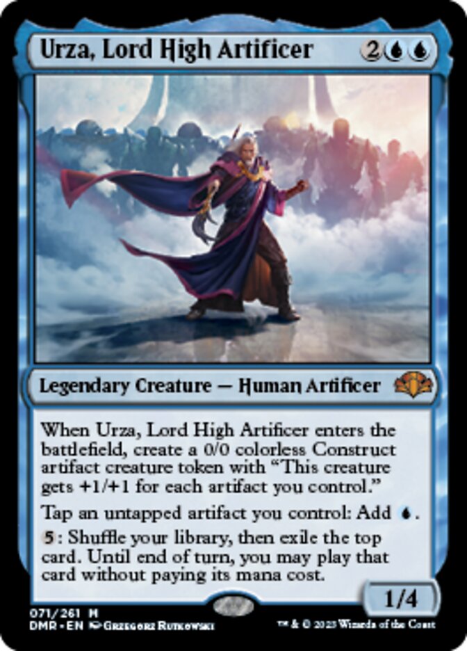 Urza, Lord High Artificer [Dominaria Remastered] | The Time Vault CA