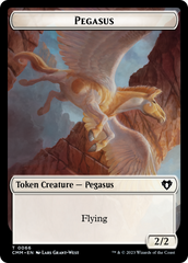 Copy (54) // Pegasus Double-Sided Token [Commander Masters Tokens] | The Time Vault CA