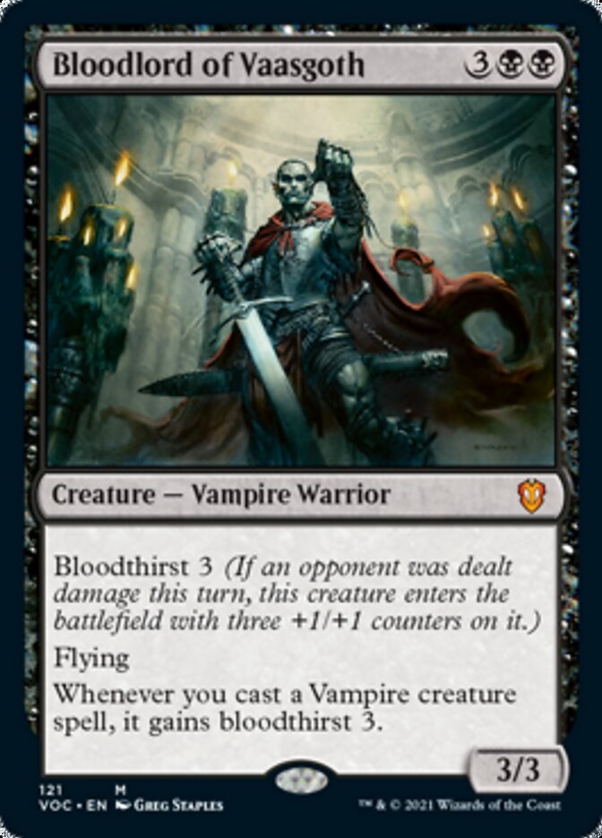 Bloodlord of Vaasgoth [Innistrad: Crimson Vow Commander] | The Time Vault CA