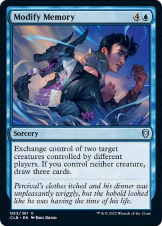 Modify Memory [Commander Legends: Battle for Baldur's Gate] | The Time Vault CA