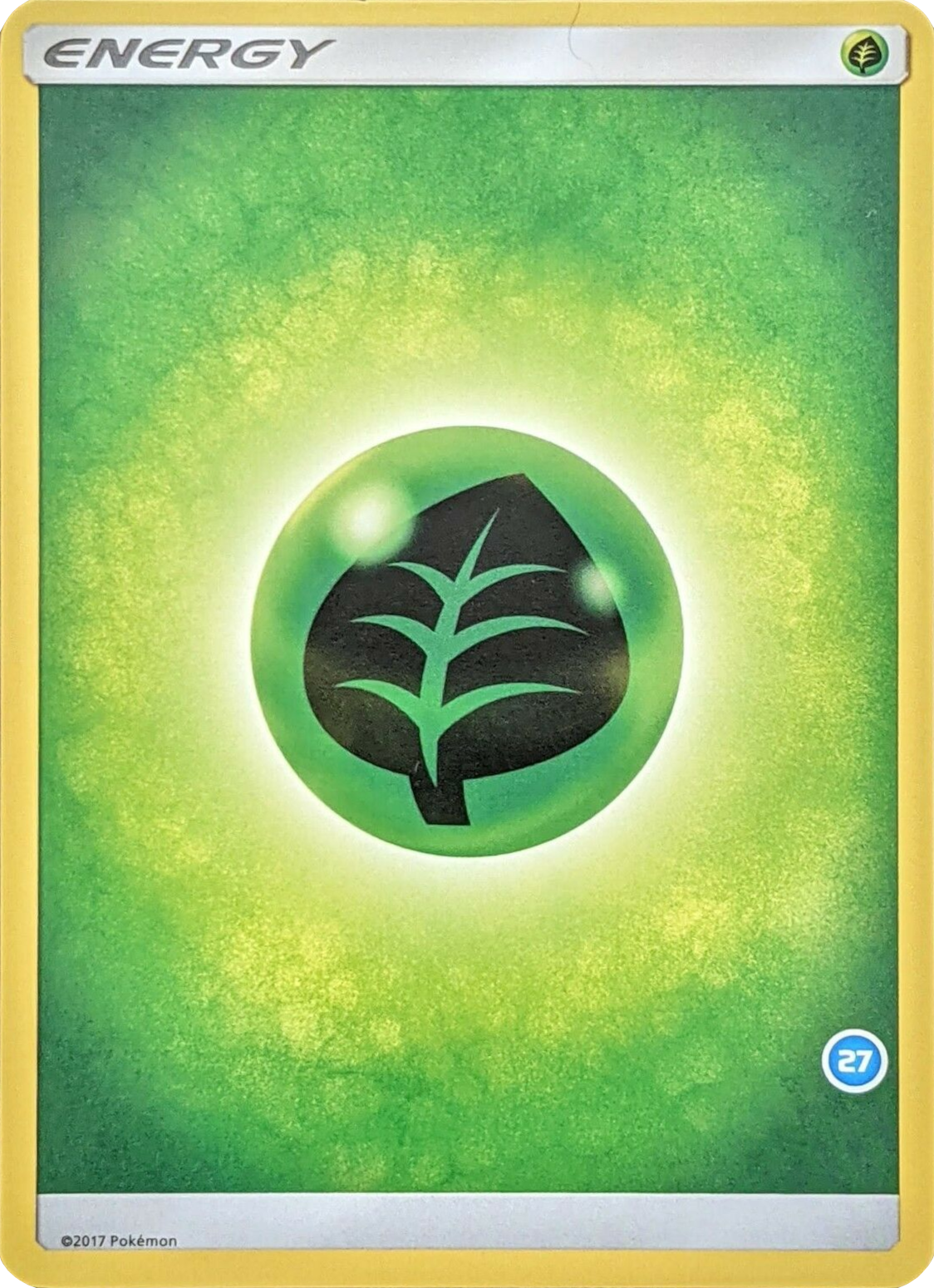Grass Energy (Deck Exclusive #27) [Sun & Moon: Trainer Kit - Alolan Ninetales] | The Time Vault CA