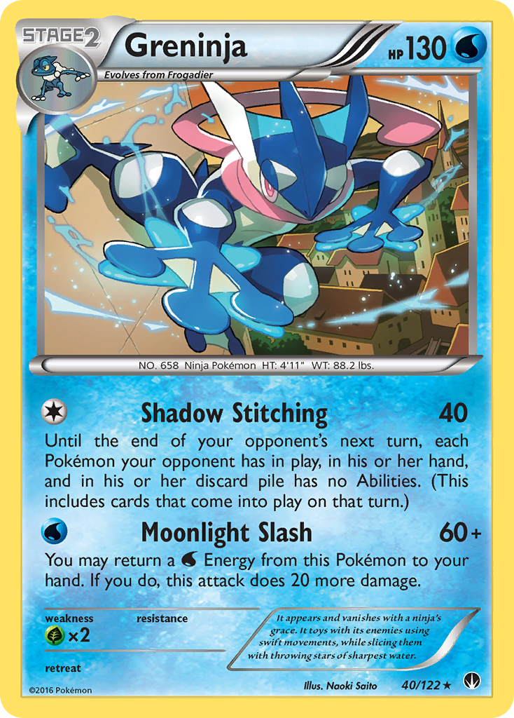 Greninja (40/122) [XY: BREAKpoint] | The Time Vault CA