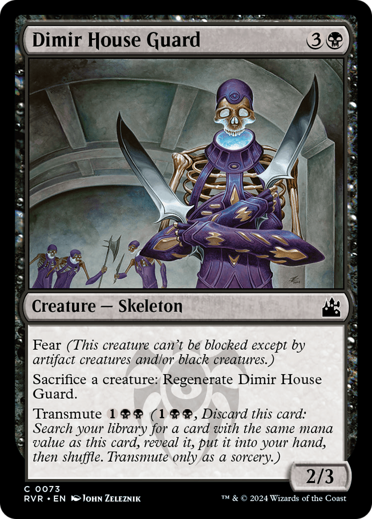 Dimir House Guard [Ravnica Remastered] | The Time Vault CA