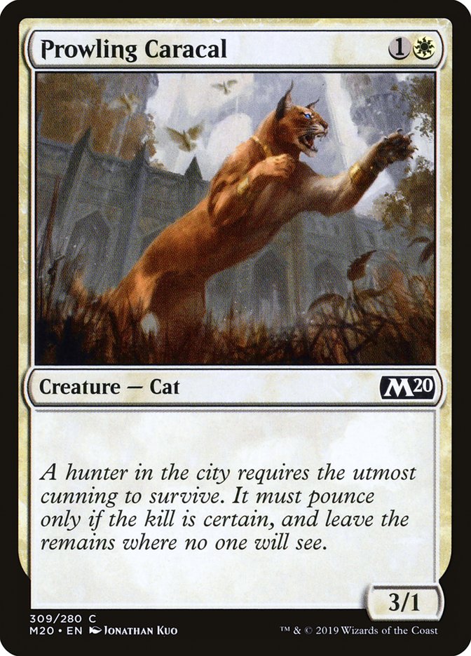 Prowling Caracal [Core Set 2020] | The Time Vault CA