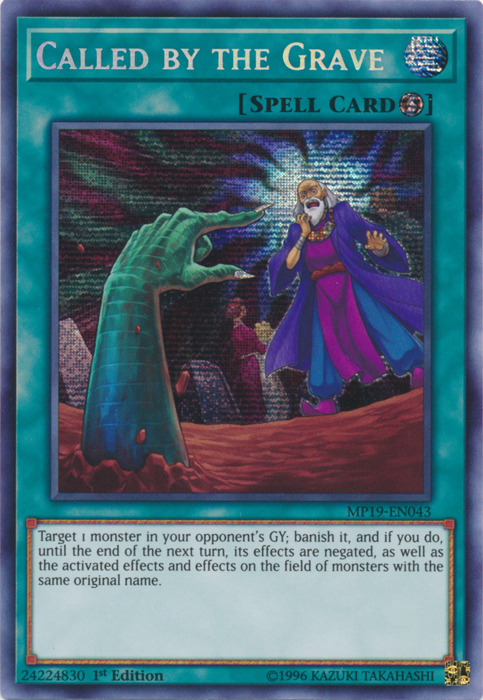 Called by the Grave [MP19-EN043] Prismatic Secret Rare | The Time Vault CA