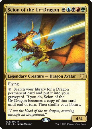 Scion of the Ur-Dragon [Commander 2017] | The Time Vault CA