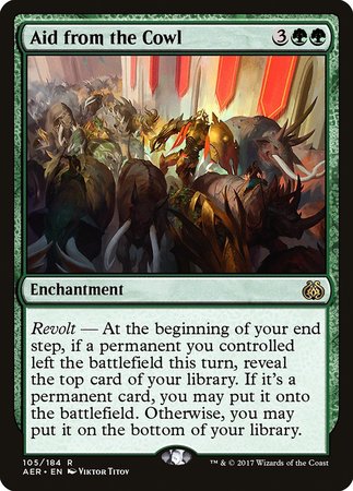 Aid from the Cowl [Aether Revolt] | The Time Vault CA