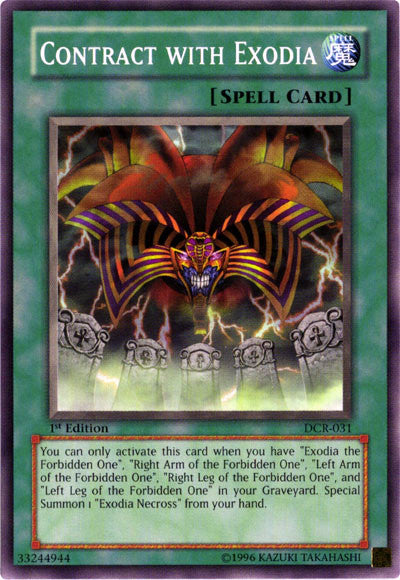 Contract with Exodia [DCR-031] Common | The Time Vault CA