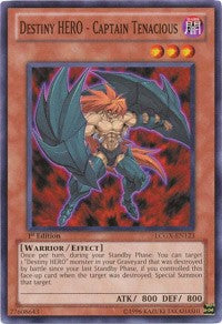 Destiny HERO - Captain Tenacious [LCGX-EN123] Common | The Time Vault CA