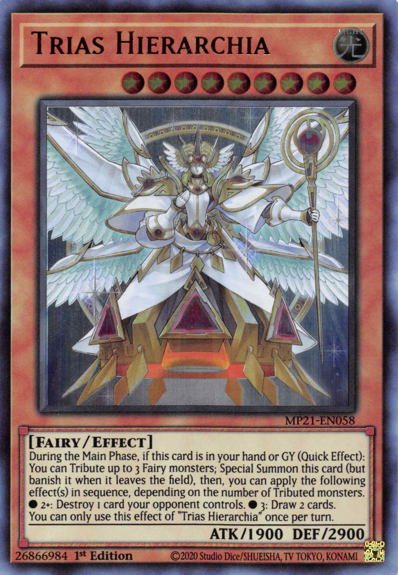 Trias Hierarchia [MP21-EN058] Ultra Rare | The Time Vault CA