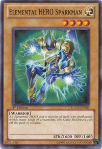 Elemental HERO Sparkman [LCGX-EN006] Common | The Time Vault CA