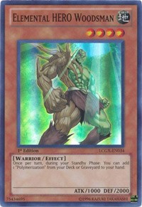 Elemental HERO Woodsman [LCGX-EN034] Super Rare | The Time Vault CA