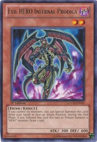 Evil HERO Infernal Prodigy [LCGX-EN031] Rare | The Time Vault CA