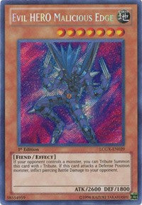 Evil HERO Malicious Edge [LCGX-EN029] Secret Rare | The Time Vault CA