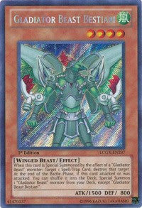 Gladiator Beast Bestiari [LCGX-EN237] Secret Rare | The Time Vault CA
