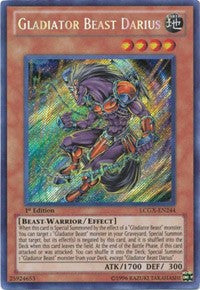 Gladiator Beast Darius [LCGX-EN244] Secret Rare | The Time Vault CA