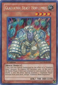 Gladiator Beast Hoplomus [LCGX-EN239] Secret Rare | The Time Vault CA