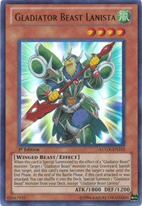 Gladiator Beast Lanista [LCGX-EN252] Ultra Rare | The Time Vault CA
