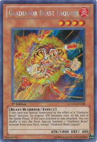 Gladiator Beast Laquari [LCGX-EN238] Secret Rare | The Time Vault CA