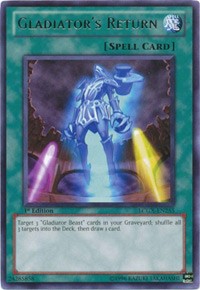 Gladiator's Return [LCGX-EN255] Rare | The Time Vault CA