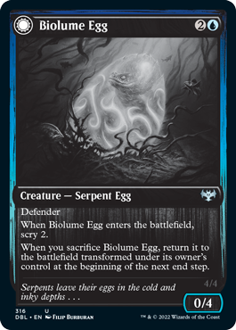 Biolume Egg // Biolume Serpent [Innistrad: Double Feature] | The Time Vault CA
