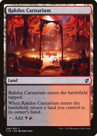 Rakdos Carnarium [Commander 2019] | The Time Vault CA