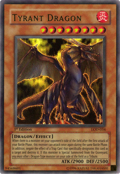 Tyrant Dragon [LOD-034] Ultra Rare | The Time Vault CA