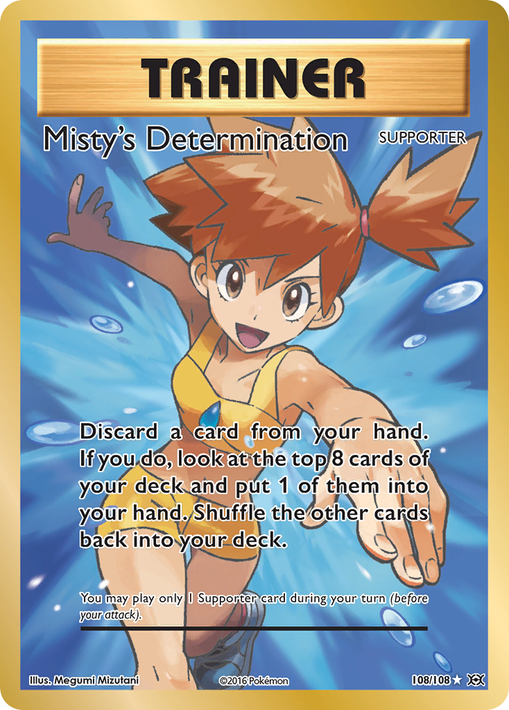 Misty's Determination (108/108) [XY: Evolutions] | The Time Vault CA