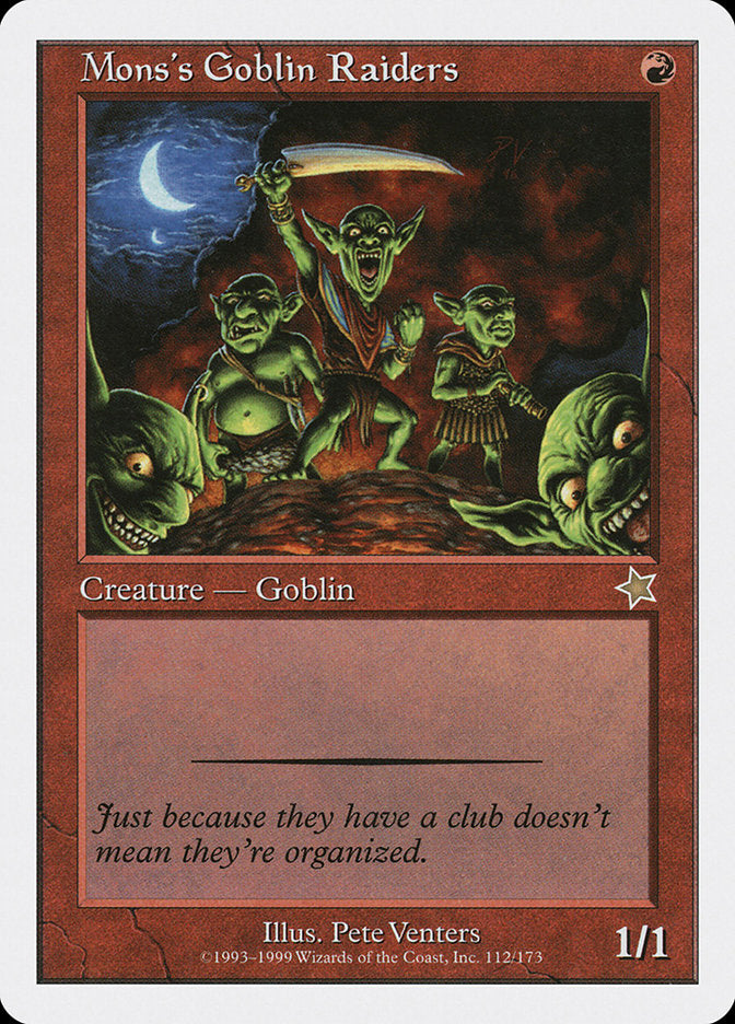 Mons's Goblin Raiders [Starter 1999] | The Time Vault CA