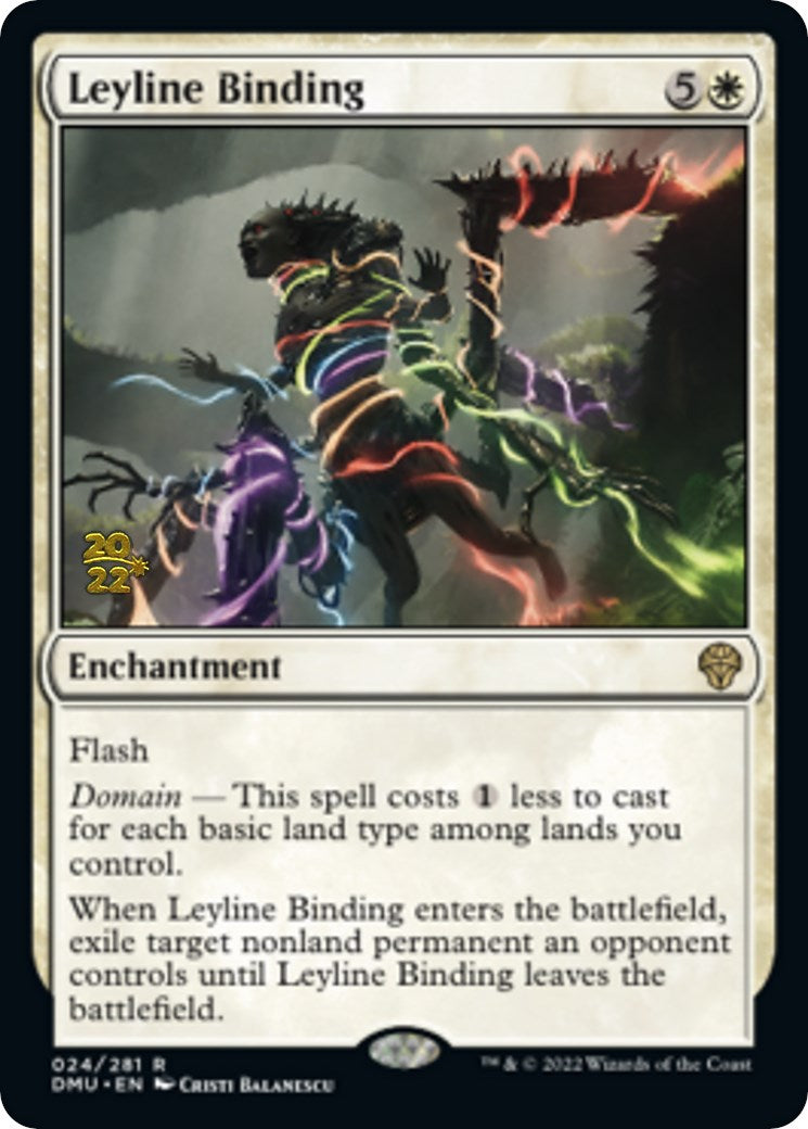 Leyline Binding [Dominaria United Prerelease Promos] | The Time Vault CA