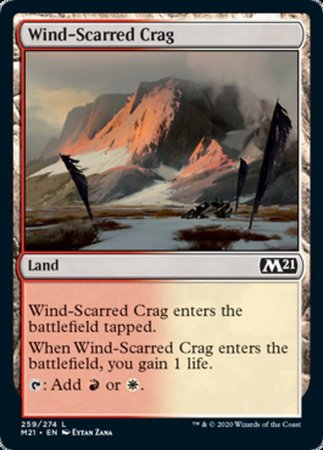 Wind-Scarred Crag [Core Set 2021] | The Time Vault CA