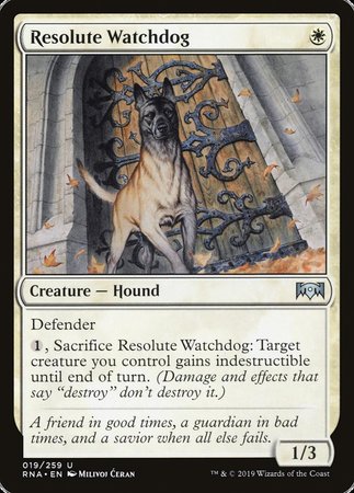 Resolute Watchdog [Ravnica Allegiance] | The Time Vault CA