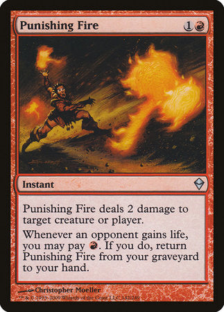 Punishing Fire [Zendikar] | The Time Vault CA