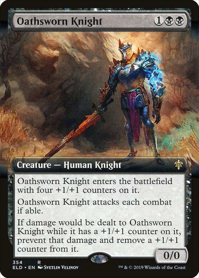 Oathsworn Knight (Extended Art) [Throne of Eldraine] | The Time Vault CA