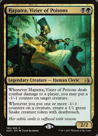 Hapatra, Vizier of Poisons [Amonkhet] | The Time Vault CA