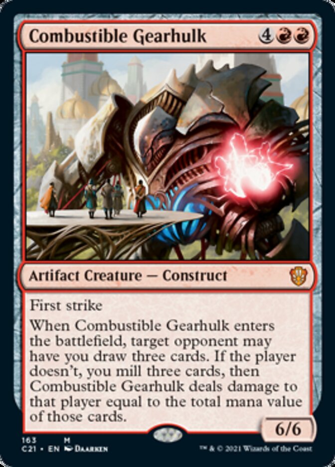 Combustible Gearhulk [Commander 2021] | The Time Vault CA