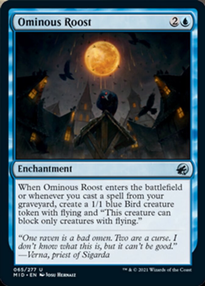 Ominous Roost [Innistrad: Midnight Hunt] | The Time Vault CA