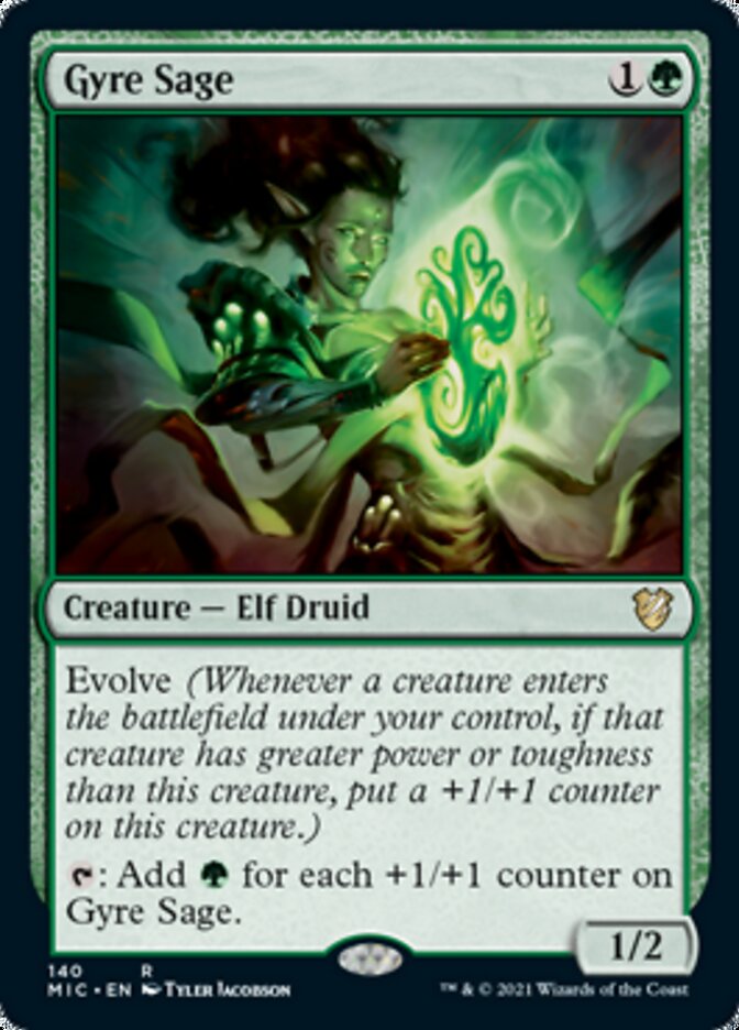 Gyre Sage [Innistrad: Midnight Hunt Commander] | The Time Vault CA