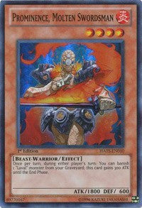 Prominence, Molten Swordsman [HA05-EN010] Super Rare | The Time Vault CA