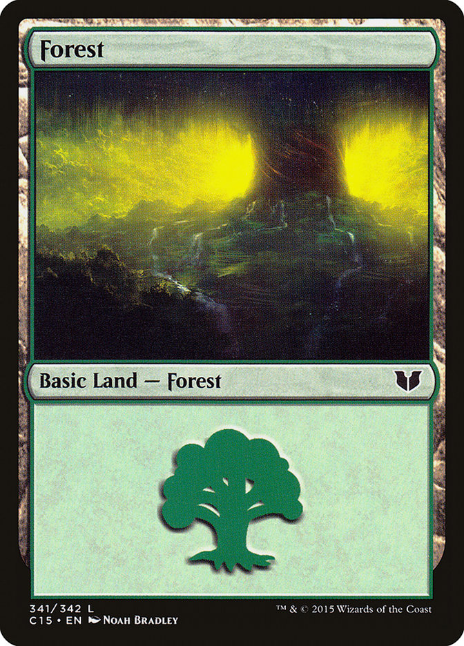 Forest (341) [Commander 2015] | The Time Vault CA