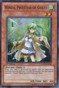 Winda, Priestess of Gusto [HA05-EN040] Super Rare | The Time Vault CA