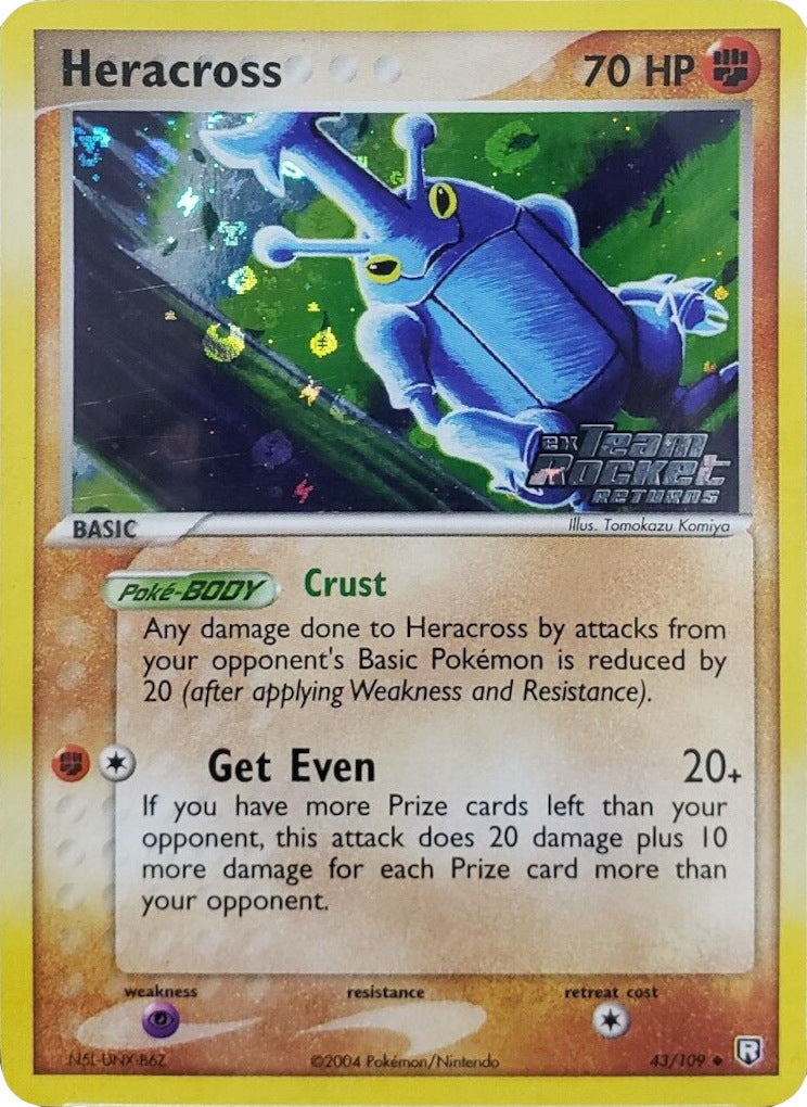 Heracross (43/109) (Stamped) [EX: Team Rocket Returns] | The Time Vault CA