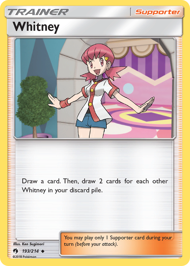 Whitney (193/214) [Sun & Moon: Lost Thunder] | The Time Vault CA