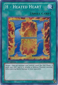 H - Heated Heart [RYMP-EN023] Secret Rare | The Time Vault CA