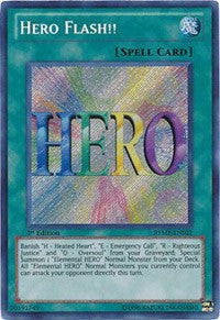 Hero Flash!! [RYMP-EN027] Secret Rare | The Time Vault CA