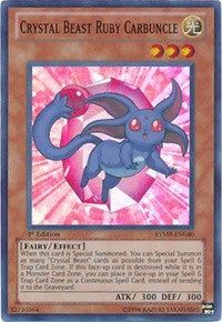 Crystal Beast Ruby Carbuncle [RYMP-EN040] Super Rare | The Time Vault CA